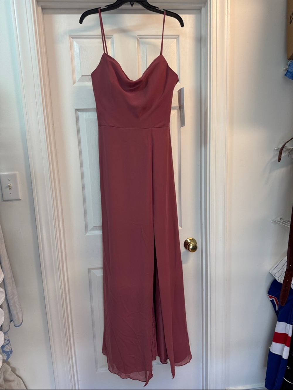 Hayley Paige Bridesmaid Dress in Berry